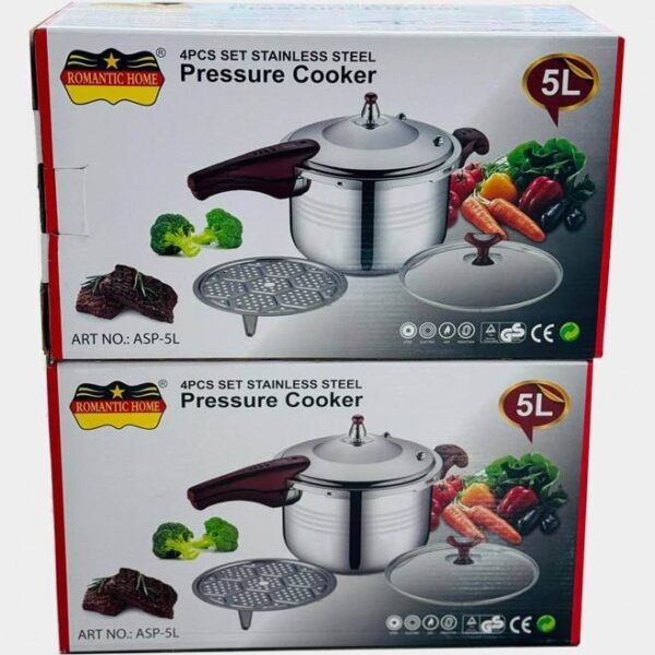 زودپز سه کاره  رومانتیک هوم اورجینال 5 لیتری - Image 3