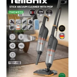 جارو عصایی تلیونیکس مدل TVC4973 – دو کاره (جارو + طی)، توان 600 وات
